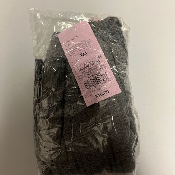 Wild Fable Women's Lace Trim Tiny Tank Top Heather Gray XXL - Picture 6 of 7